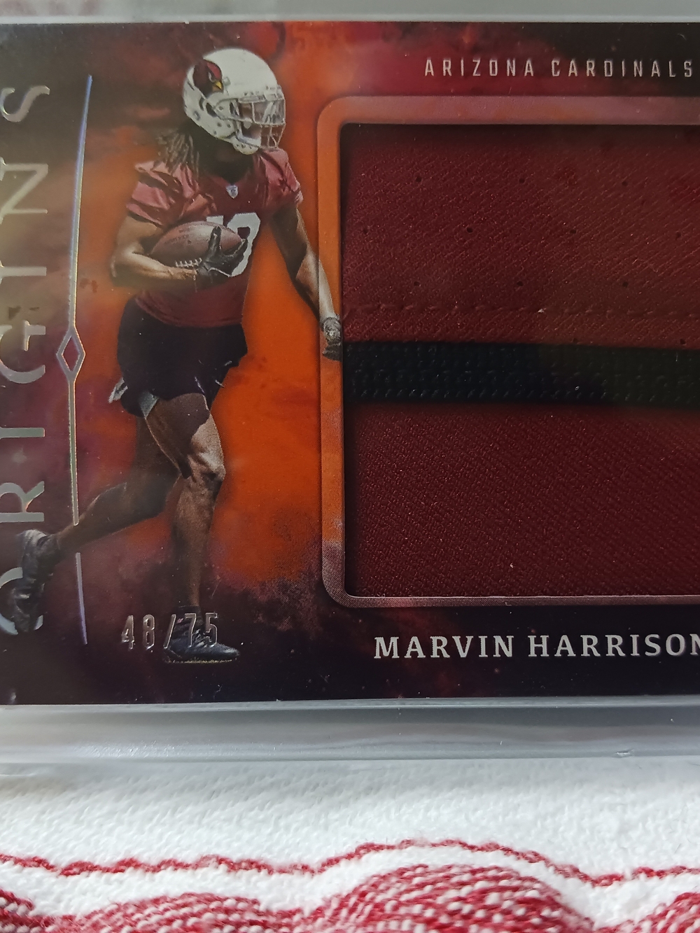 2014 PANINI ORIGINS MARVIN HARRISON JR (RC) JUMBO PATCH 49/75